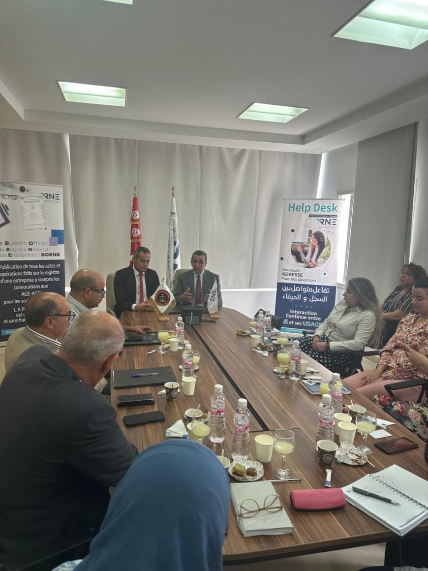 بلاغ اتفاقية  تعاون وشراكة مع الإدارة العامة للسجل الوطني للمؤسسات